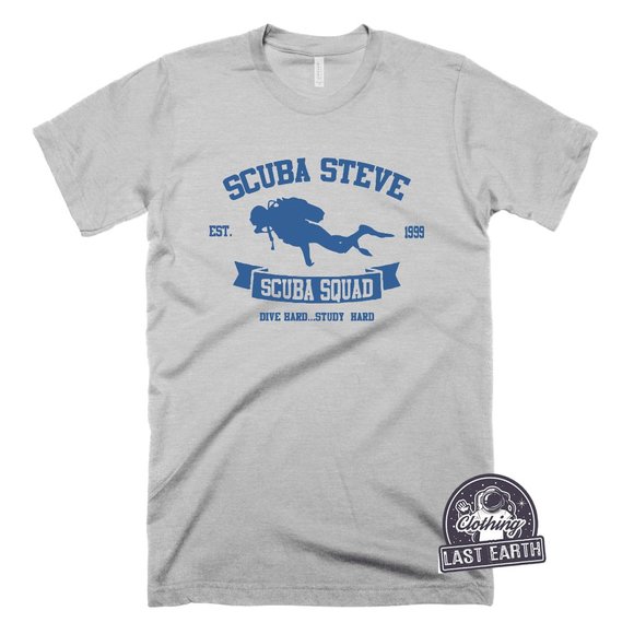 Scuba Steve Tshirt Deep Sea Diver Gift Big Daddy Movie Shirt Funny Tshirts - Picture 1 of 3